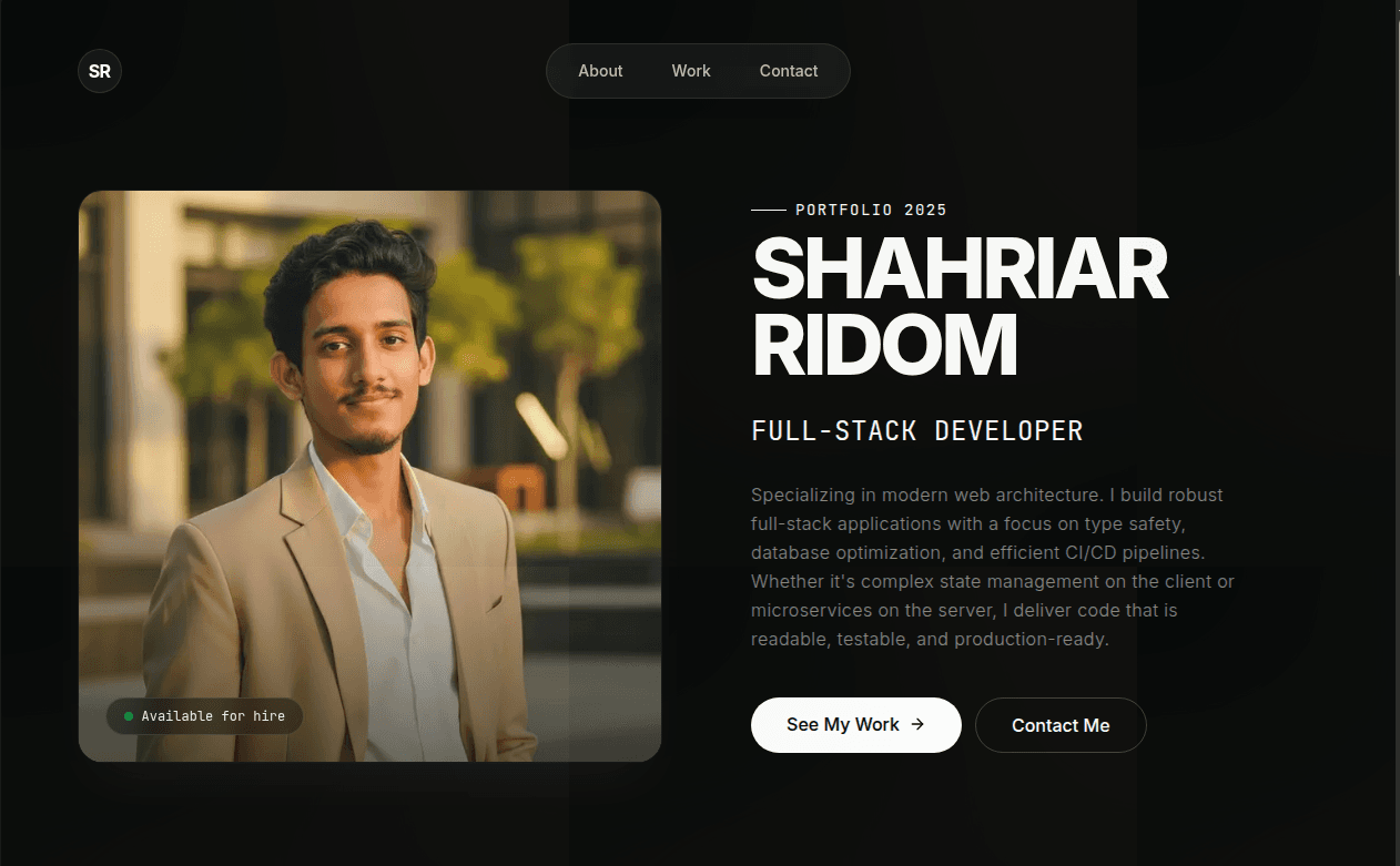 Obsidian CMS & Portfolio