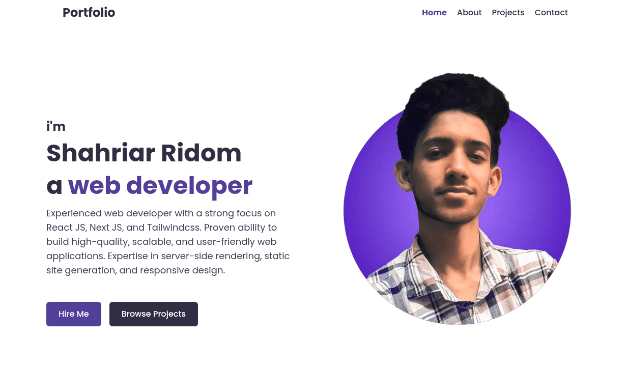 Previous Portfolio Site